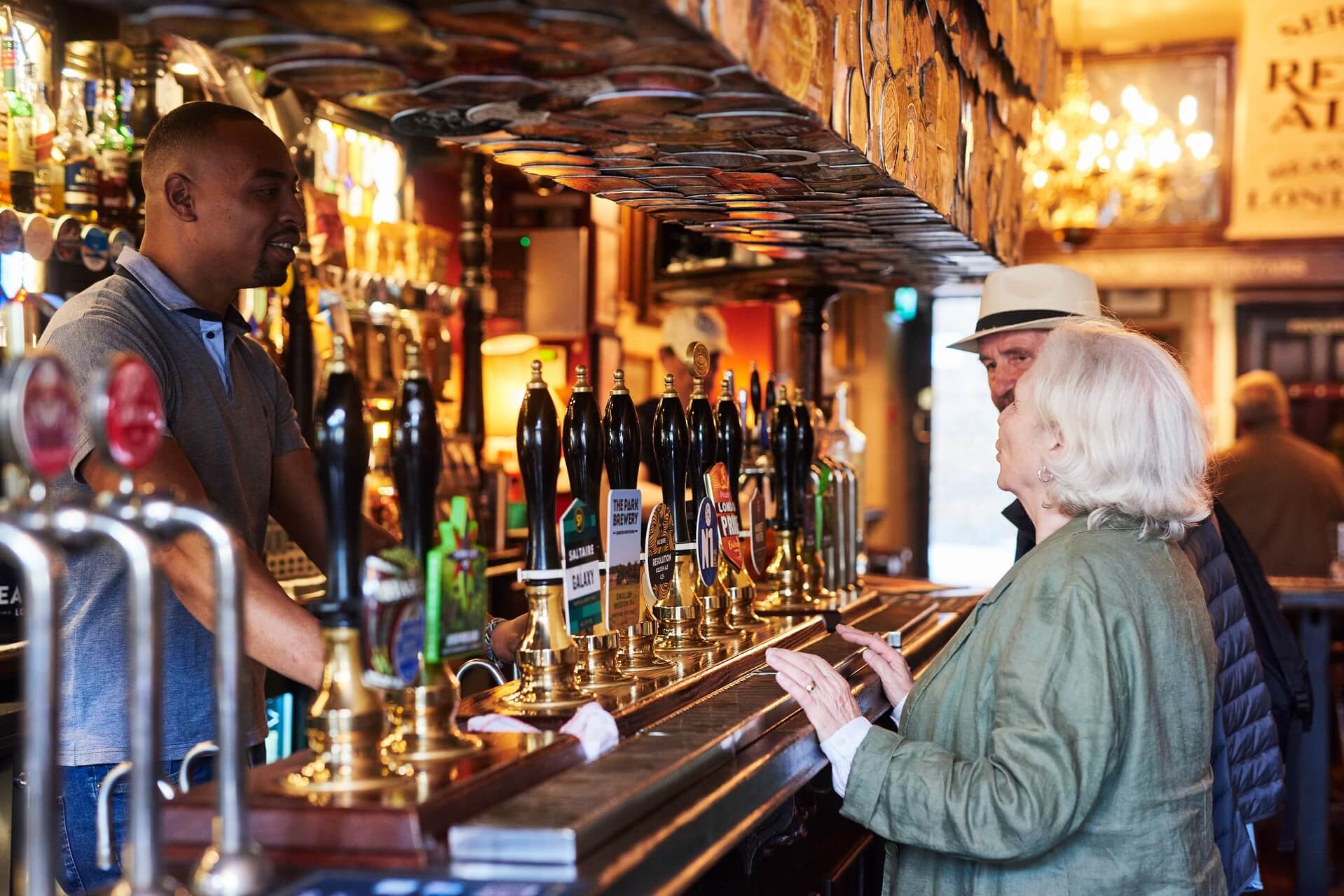 The Harp Awardwinning Fuller's Pub in Covent Garden, London